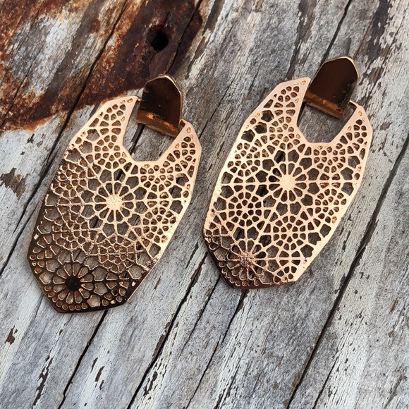 FREE When Bundled! Rose Gold Medallion Earrings! - Picture 3 of 5